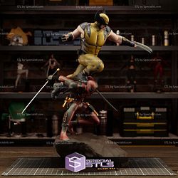 Deadpool and Wolverine New Diorama STL Files