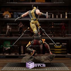 Deadpool and Wolverine New Diorama STL Files
