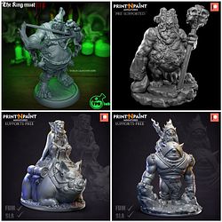 October 2021 Print'N Paint Goblin Siege Miniatures