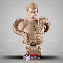 Frank Dux Portrait Bust STL Files