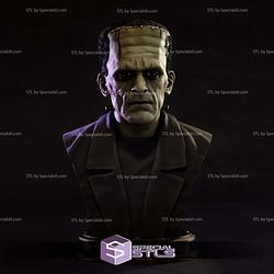 Frankenstein 220mm Bust STL Files