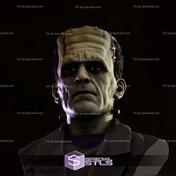 Frankenstein 220mm Bust STL Files