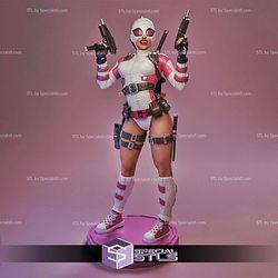 Gwenpool Pink 1-4 STL Files