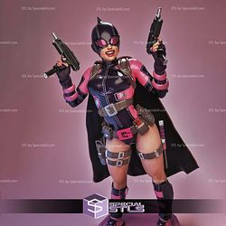 Gwenpool Pink 1-4 STL Files