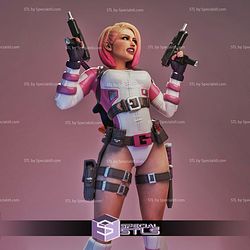 Gwenpool Pink 1-4 STL Files