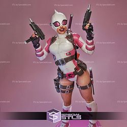 Gwenpool Pink 1-4 STL Files