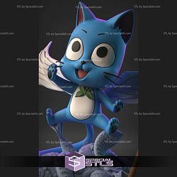 Happy Chibi Fairy Tail STL Files