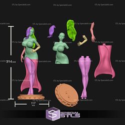 Jessica Rabbit Sexy Standalone STL Files