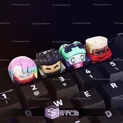 Keycap STL Collection - Cyberpunk Edgerunners