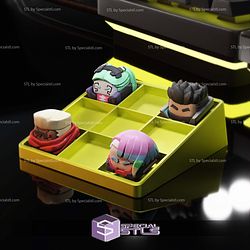 Keycap STL Collection - Cyberpunk Edgerunners