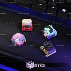 Keycap STL Collection - Cyberpunk Edgerunners