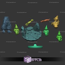 Kid Buu Pointing 150mm STL Files
