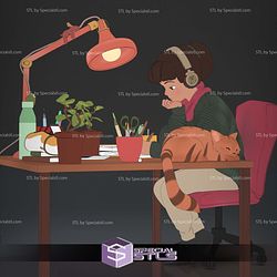 Lofi Girl Fanart STL Files