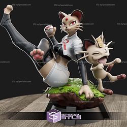 Meow and Meow Furry STL Files