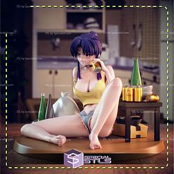 Misato Katsuragi Drunk STL Files