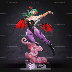 Morrigan Darkstalkers Fly Pose STL Files