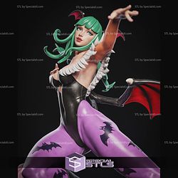 Morrigan Darkstalkers Fly Pose STL Files