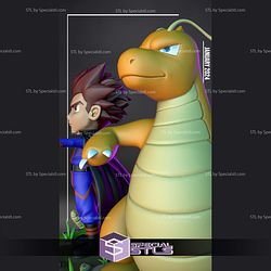 Peter and Dragonite Chibi Pokemon STL Files