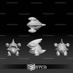 Pokemon STL Collection Gible Gabite Garchomp Evolution