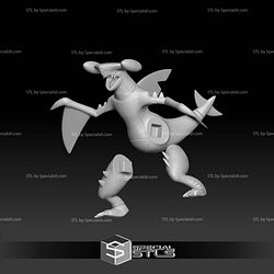 Pokemon STL Collection Gible Gabite Garchomp Evolution