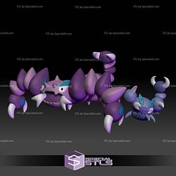 Pokemon STL Collection Skorupi and Drapion