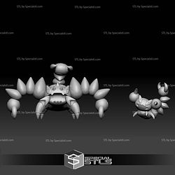 Pokemon STL Collection Skorupi and Drapion