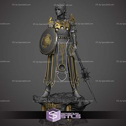 Shadowheart Baldurs Gate 3 and Shield STL Files
