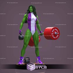 She Hulk Barbell STL Files