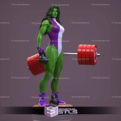 She Hulk Barbell STL Files