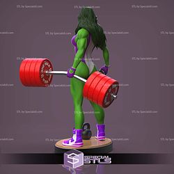 She Hulk Barbell STL Files