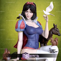 Snow white and Animal STL Files