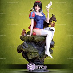 Snow white and Animal STL Files