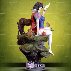 Snow white and Animal STL Files