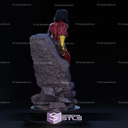 Spiderwoman by Wall STL Files