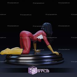 Spiderwoman Crawling STL Files