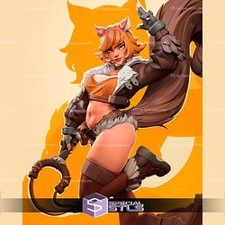 Squirrel Girl Thicc Marvel Rivals STL Files