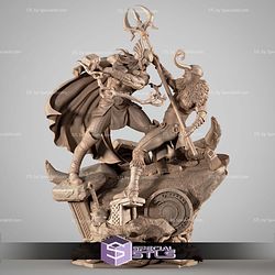 Thor and Loki Comics Diorama STL Files