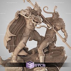 Thor and Loki Comics Diorama STL Files