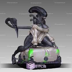 Xenomorph Alien Female Sexy STL Files