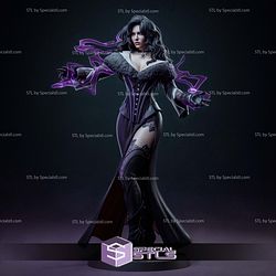 Yennefer Purple Witch STL Files