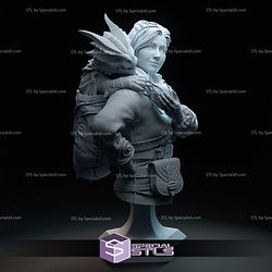 Zoe Split Fiction Bust STL Files