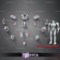 Gipsy Danger STL Files Pacific Rim