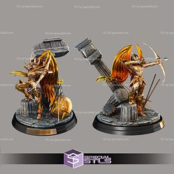 Aiolos Sagittarius Divine Diorama STL Files