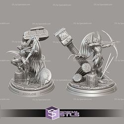 Aiolos Sagittarius Divine Diorama STL Files