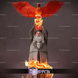 Albus Dumbledore and Phoenix STL Files