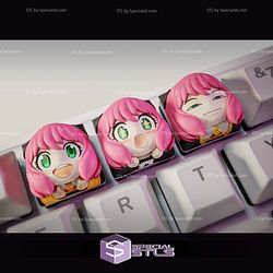 Anya Forger Keycap STL Files