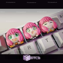 Anya Forger Keycap STL Files