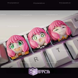 Anya Forger Keycap STL Files