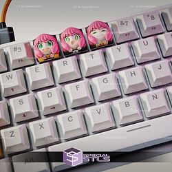 Anya Forger Keycap STL Files