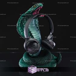 Basic STL King Cobra Headphone Holder